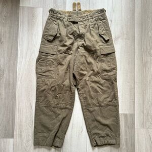 60's Made In Germany Military Wool Cargo Pants
